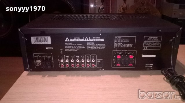 Pioneer sx-209rds stereo receiver-370w-made in uk-внос швеицария, снимка 14 - Ресийвъри, усилватели, смесителни пултове - 17491048
