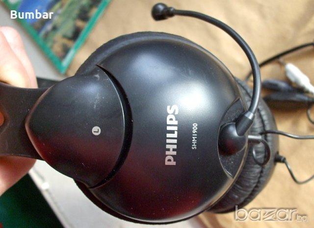 Слушалки Philips SHM1900 с микрофон, снимка 2 - Слушалки и портативни колонки - 20001021