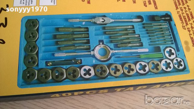 Комплект за резби в кутия-нов, снимка 2 - Други инструменти - 14122115