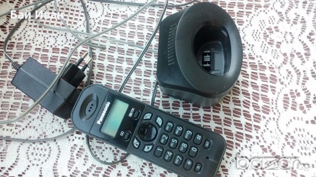 Домашен телефон - Panasonic 2 работещ ,перфектен,уникален , изгодно !!, снимка 2 - Стационарни телефони и факсове - 18764847