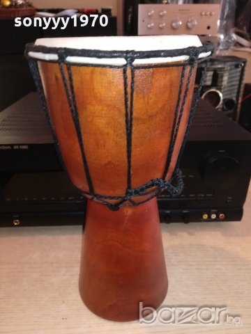 поръчана!!!красива тарамбука-дърво и кожа-30х16см, снимка 16 - Ударни инструменти - 20243101