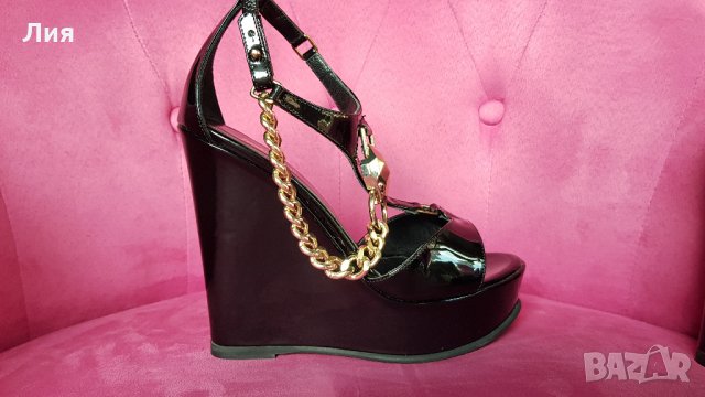 Дамски сандали с платформа Just Cavalli 37 номер