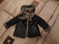 Детско кожено палтенце-3-4-5 год., снимка 1 - Детски якета и елеци - 22703647