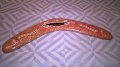 Throuwing boomerang hand crafted in australia-35/5см-внос швеицария, снимка 1