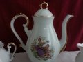  фин порцелан чаши за кафе чайник захарница латиера zajecar, снимка 5