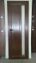 Алуминиева врата, врата за баня тъмен дъб , снимка 1 - Врати за баня - 20924867