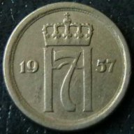 10 йоре 1957, Норвегия, снимка 1 - Нумизматика и бонистика - 12040020