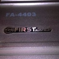 First fa-4403 austria 1800watts/4 chanel-внос швеицария, снимка 5 - Аксесоари и консумативи - 13388456