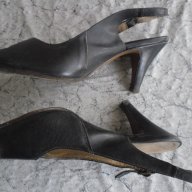 2 чифта отворени черни,черни с златно обувки , снимка 2 - Дамски обувки на ток - 18428812