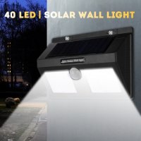 Соларна LED лампа със сензор за движение 2 Х 20 диода, снимка 8 - Лед осветление - 22676440