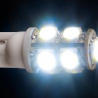 LED Диодна крушка T10 9SMD 5050, снимка 2 - Аксесоари и консумативи - 23992929