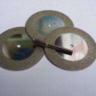 Диамантени дискове Ф50 за рязане комплект 5 бр + накрайник Dremel Дремел, снимка 4 - Други инструменти - 10971270