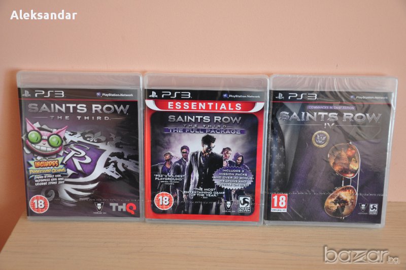 Нови игри.saints Row Iv,the third,commander edition ps3, снимка 1