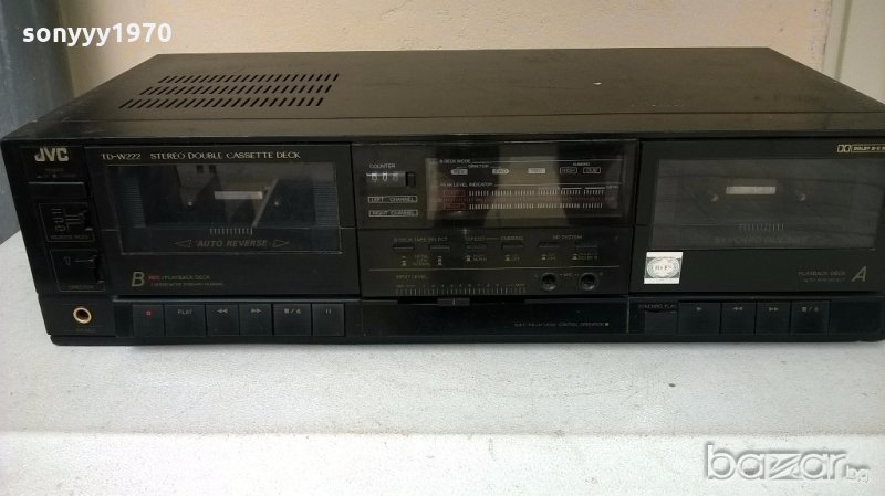 jvc td-w222 deck-внос швеицария, снимка 1