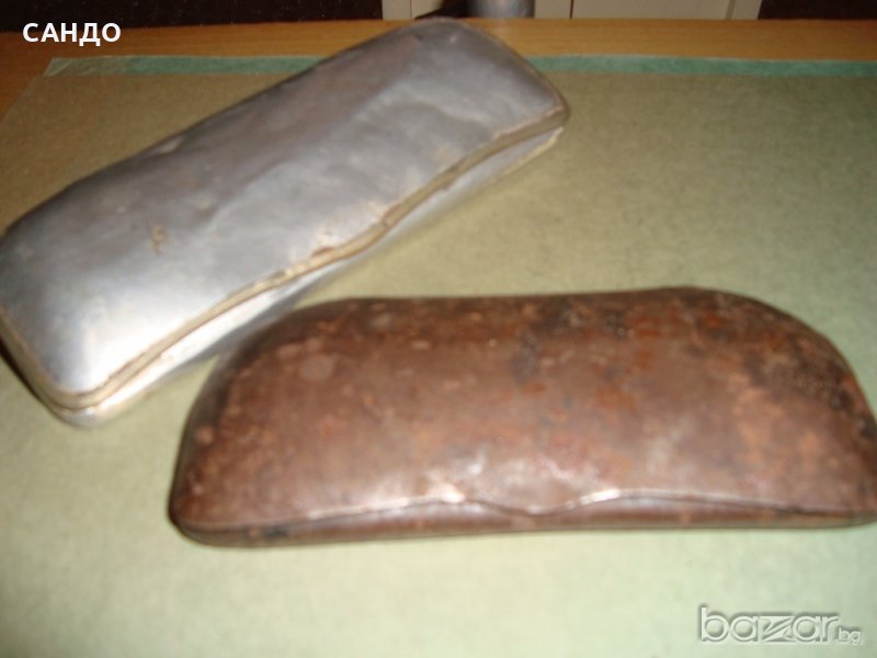 Калъфки за очила метални, антики, снимка 1