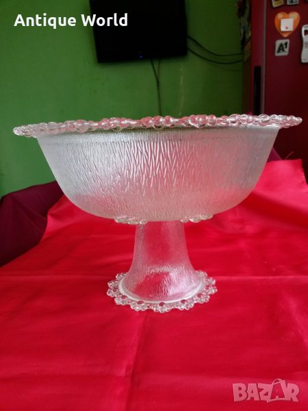 Огромна Шведска Купа ,Фрктиера Кристално Стъкло, снимка 1
