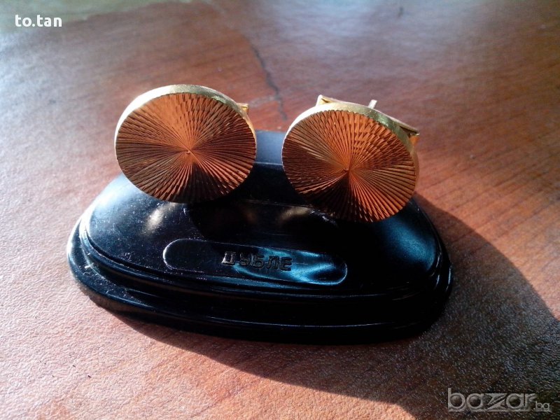 Ретро копчета за ръкавели-позлатени, снимка 1