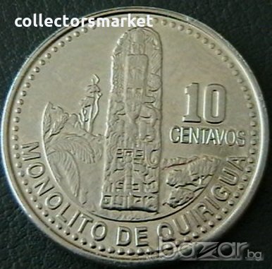 10 центаво 2008, Гватемала, снимка 1