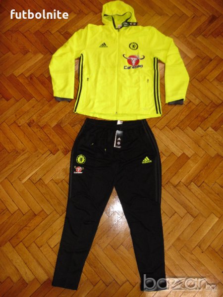  Уникален Тренировъчен Анцуг на Челси Адидас тесен Chelsea Training Tracksuit Adidas New , снимка 1