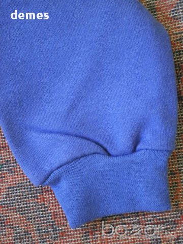 Ватирано детско поло в турско синьо с щампа, ново, номер 30 , снимка 7 - Детски Блузи и туники - 15551303