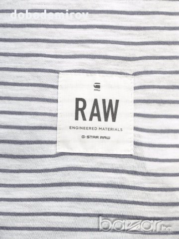 Нова мъжка тениска G Star Raw Wanvic Striped T Shirt, оригинал , снимка 12 - Тениски - 13794019