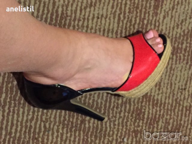 Обувани веднъж обувки, снимка 3 - Дамски обувки на ток - 21292888