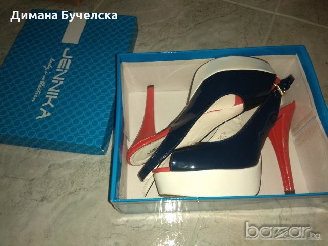 Обувки , снимка 1 - Дамски обувки на ток - 18123695