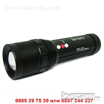 Мощен Q5 LED фенер с аварийни светлини, снимка 5 - Други - 12392058