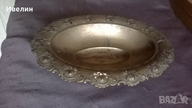 стара посребрена купа арт деко