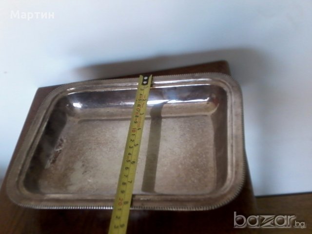 Стар масивен посребрен - Съд - 1бр!(5555608), снимка 6 - Други стоки за дома - 18630463