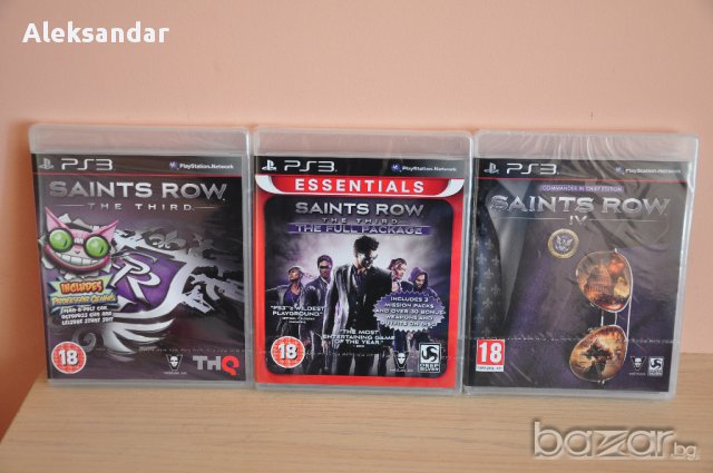 Нови игри.saints Row Iv,the third,commander edition ps3