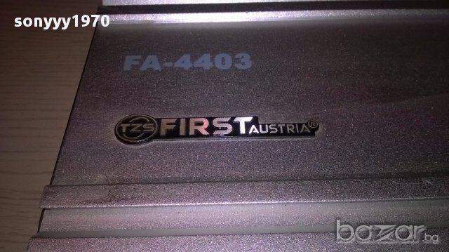 First fa-4403 austria 1800watts/4 chanel-внос швеицария, снимка 5 - Аксесоари и консумативи - 13388456