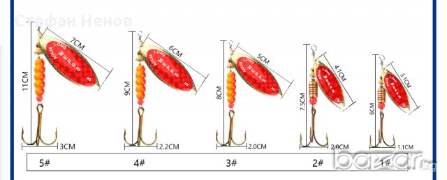 Блесни, снимка 4 - Такъми - 19047715