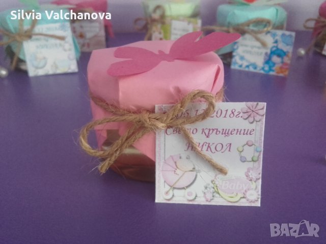 Подаръчета с пожелание за различен повод: сватба, кръщене, 8 Март или друг повод., снимка 11 - Сандали - 24687513
