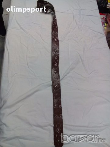 кожен колан 100х4см