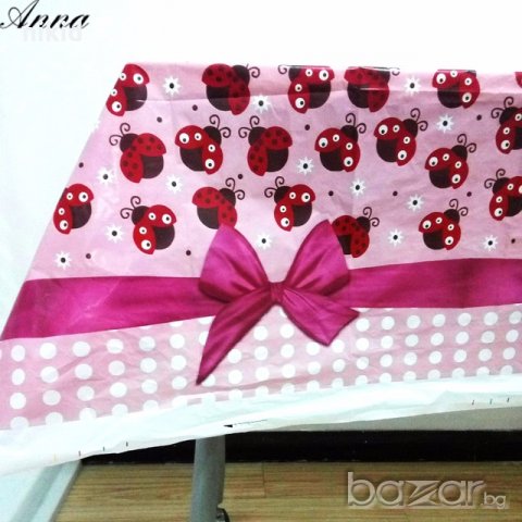 Розов фон Калинки калинка с пандела найлонова покривка за парти рожден ден