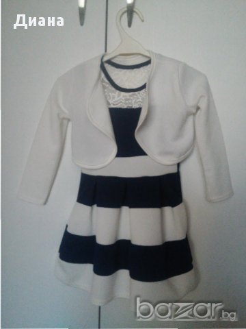 Официална детска рокля с болеро, размер 2 г