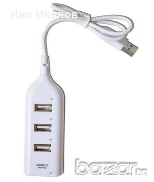 USB Hub РАЗКЛОНИТЕЛ, снимка 1 - Захранвания и кутии - 19091259
