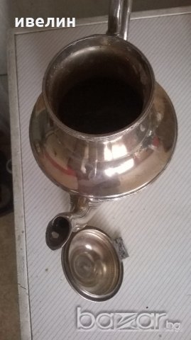 стара посребрена бронзова кана, снимка 5 - Антикварни и старинни предмети - 18762285