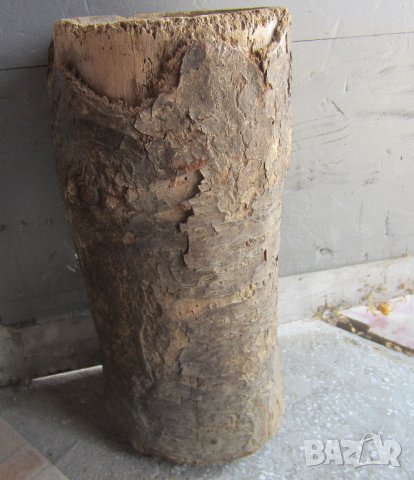Голям стар хаван съд, стара голяма дървена чутура чутора   -  1, снимка 6 - Антикварни и старинни предмети - 24976367