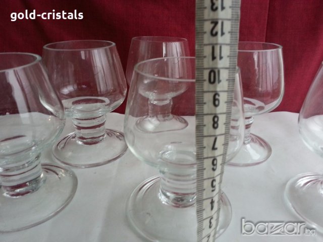 Стъклени чаши за ракия коняк  аперитив, снимка 10 - Антикварни и старинни предмети - 20243915