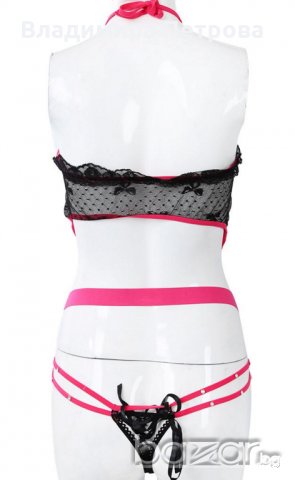 Еротично бельо - Жълто и черно IM16054, снимка 4 - Бельо - 19577805