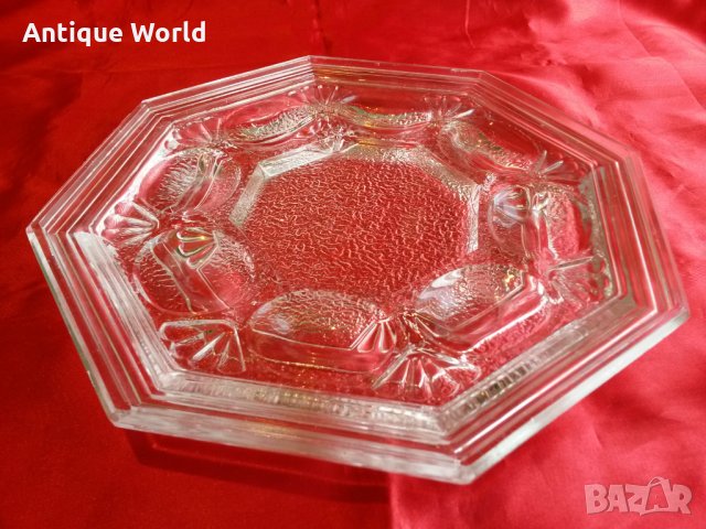 Уникална Красива Поставка За Яйца Кристално Стъкло, снимка 1 - Антикварни и старинни предмети - 25074018