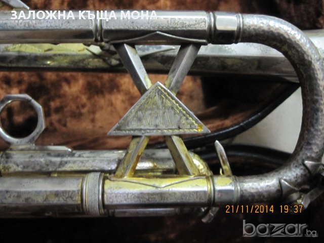 сребърен тромпет Exakta, снимка 10 - Духови инструменти - 8968618