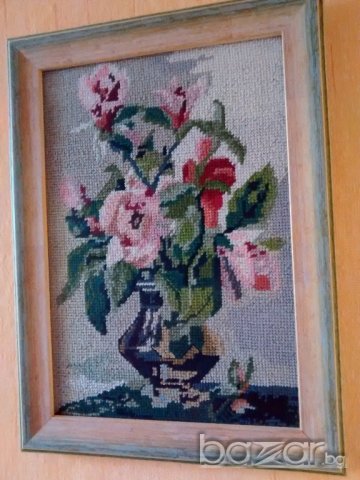 Гоблен "Орхидеи" в рамка