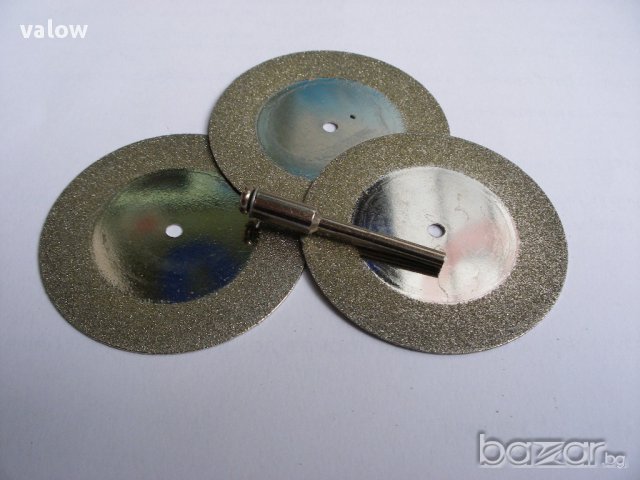 Диамантени дискове Ф50 за рязане комплект 5 бр + накрайник Dremel Дремел, снимка 4 - Други инструменти - 10971270