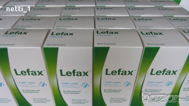 ЛЕФАКС 100мл - LEFAX Pump Liquid - бебешки капки против колики 35лв.