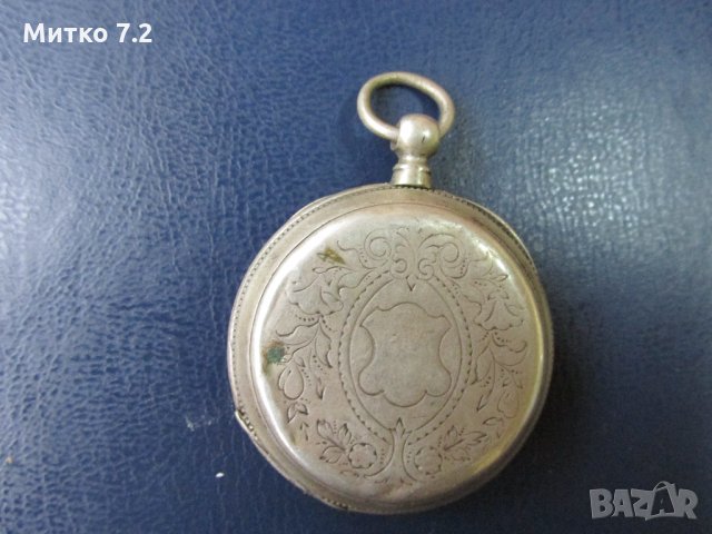 стар сребърен джобен часовник , снимка 4 - Антикварни и старинни предмети - 23508968