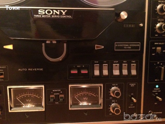 Магнетофон Sony TC-730, снимка 7 - Аудиосистеми - 18199844