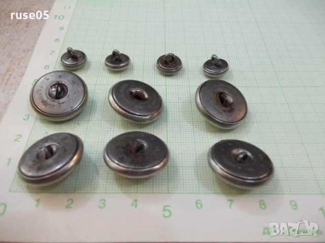 Лот от железничарски царски метални копчета, снимка 6 - Други ценни предмети - 25652888